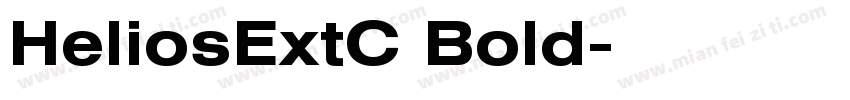 HeliosExtC Bold字体转换